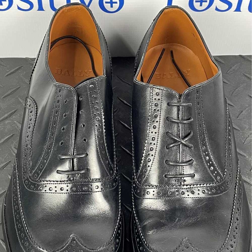 Bally Bally Bruck Black Leather Oxfords US 11.5 w… - image 8