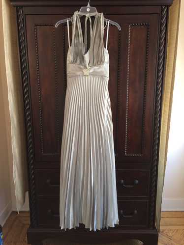 Other Long Gown Dress Formal Bridal Silver S Shiny