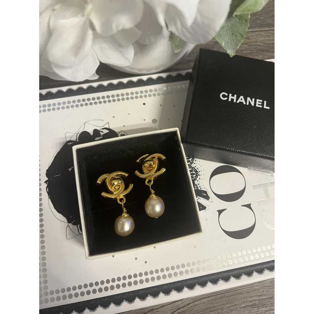 Chanel Cc earrings - image 2