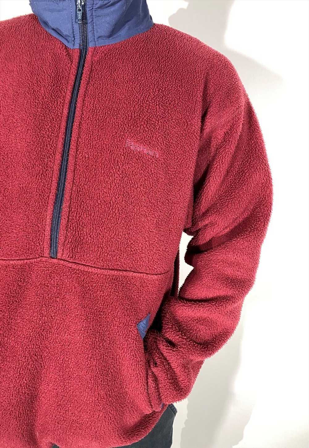 Vintage 90s Rohan Size Medium Fleece in Red - image 2