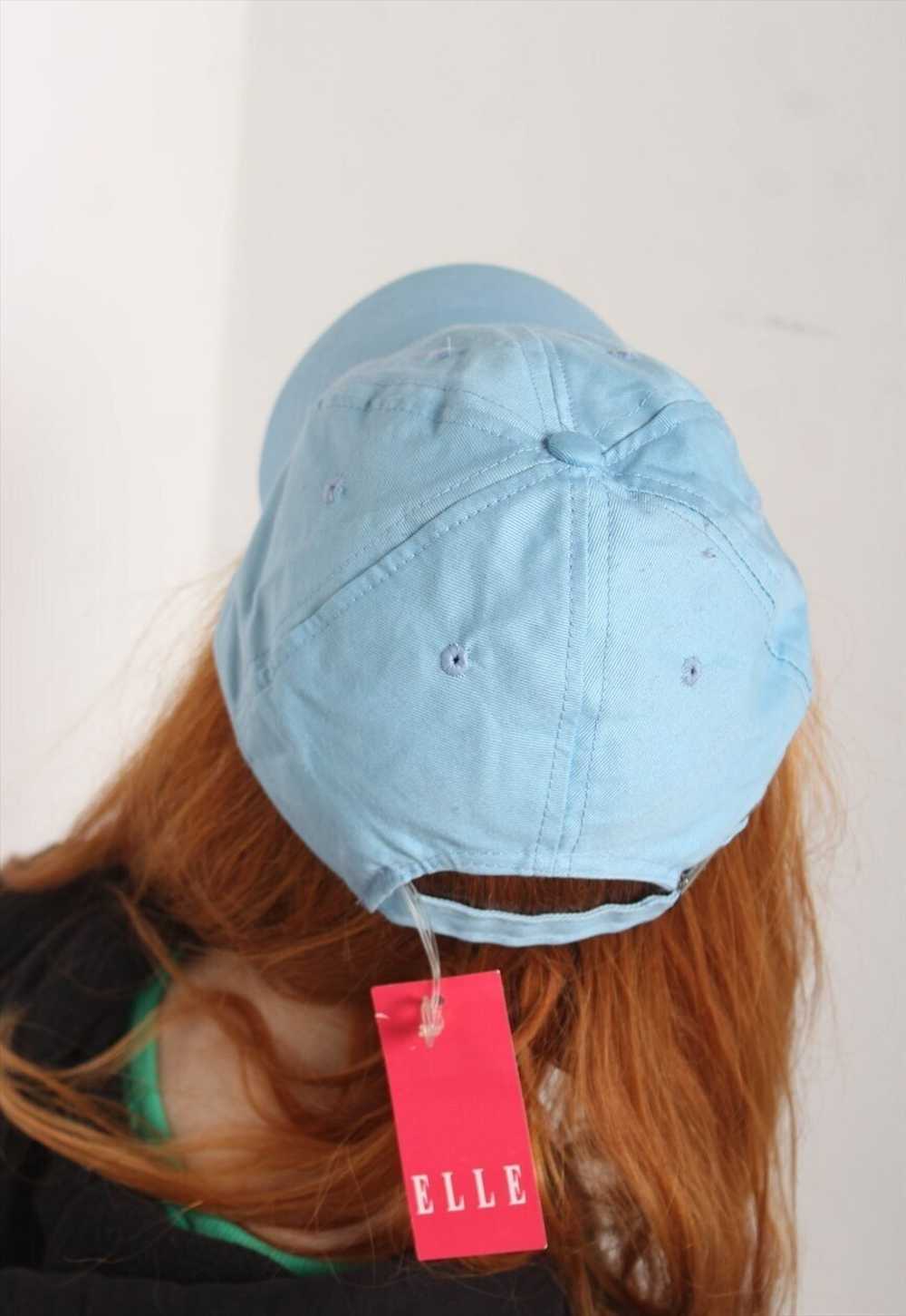 Vintage Elle  Baseball Cap Hat Blue - image 2