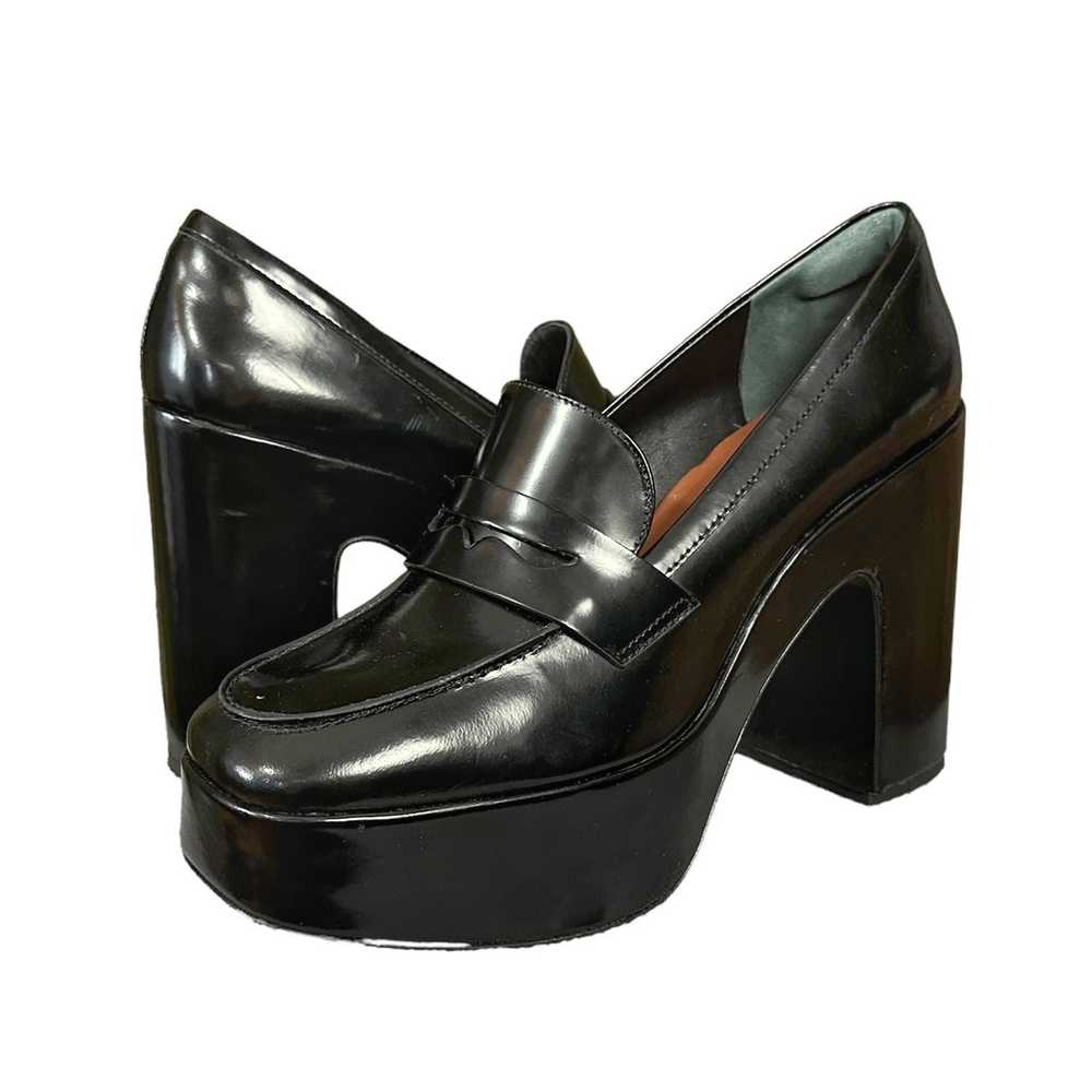Reformation Lolita Chunky Platform Loafer - Black… - image 4