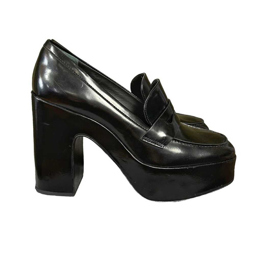 Reformation Lolita Chunky Platform Loafer - Black… - image 7