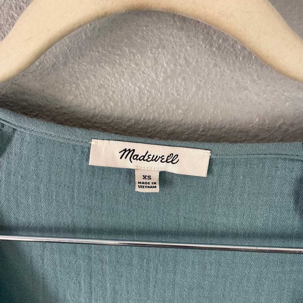 Madewell Ruffle Sleeve Easy Loose Fit Mini Dress … - image 5