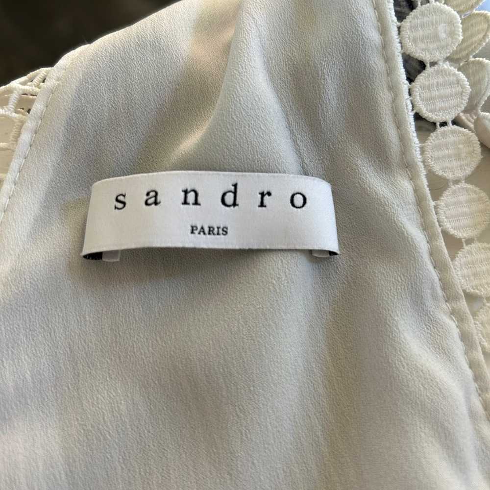 Sandro Paris blue and white mini dress. Size 2 - image 6