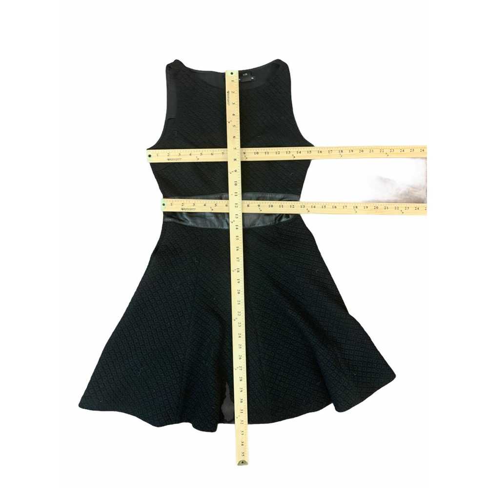 Club Monaco Black Fit & Flare Tabitha Dress Leath… - image 7