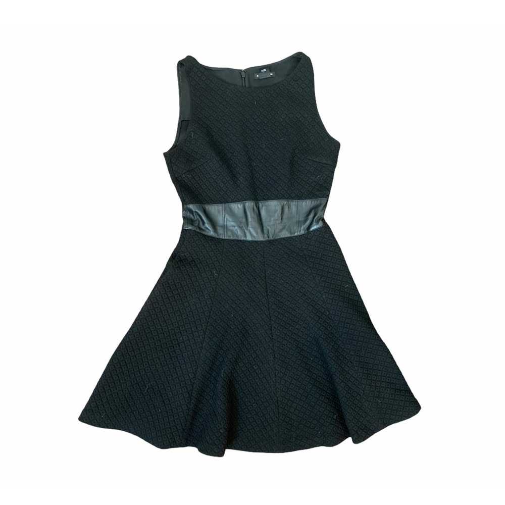Club Monaco Black Fit & Flare Tabitha Dress Leath… - image 8