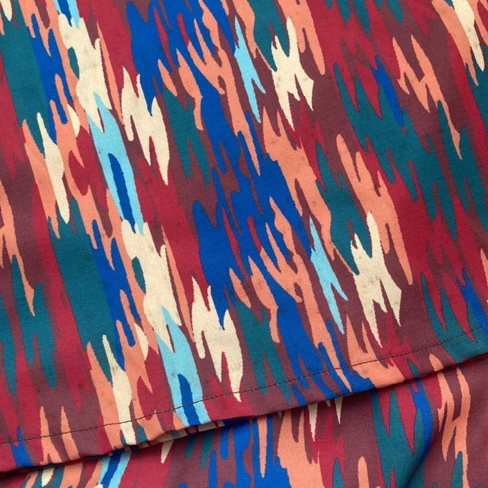 Anthropologie Pia Pauro Dress Silk Mini Colorful … - image 6