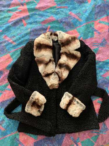 Other Persian Lamb Astrakhan Fur Coat Fur Collar … - image 1
