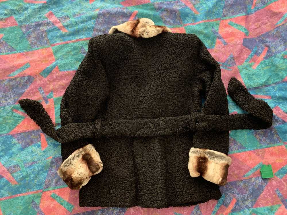 Other Persian Lamb Astrakhan Fur Coat Fur Collar … - image 3