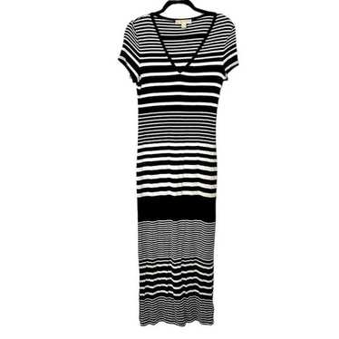 Michael Kors Women's Short Sleeve Black/White Str… - image 1