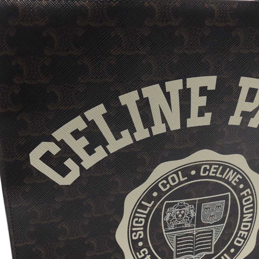 Celine Small Vertical Cabas Triomphe Handbag PVC … - image 4