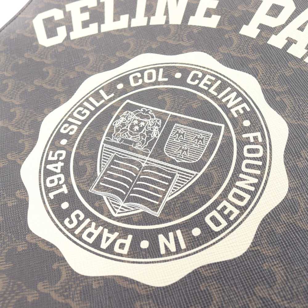 Celine Small Vertical Cabas Triomphe Handbag PVC … - image 8