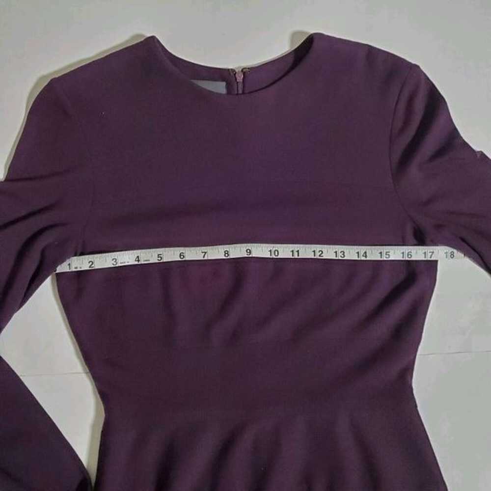 Kay Unger Ponte Knit Sheath Dress Size S Purple L… - image 6