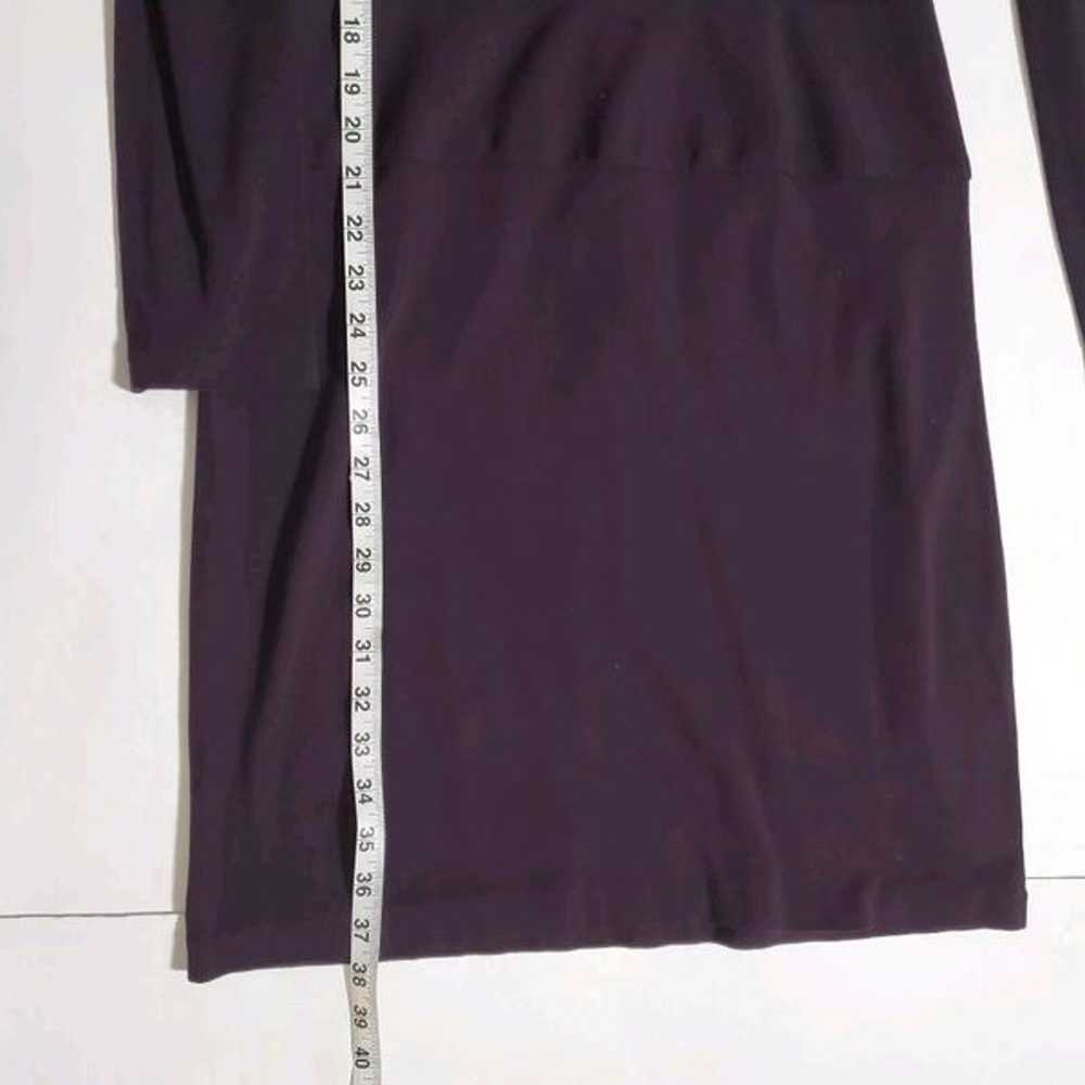 Kay Unger Ponte Knit Sheath Dress Size S Purple L… - image 7