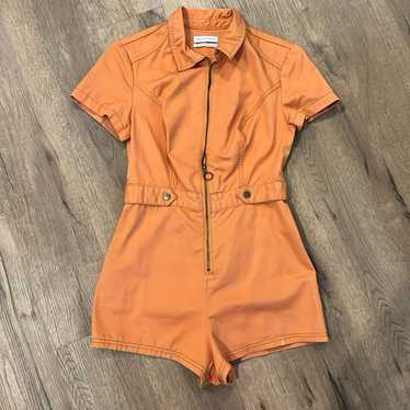 Urban Outfitters Orange Romper - image 1