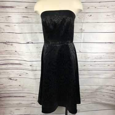 WHBM Black Strapless Dress