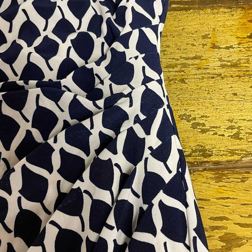 Lauren Ralph Lauren Leaf Pattern Cap Sleeve Sheat… - image 6