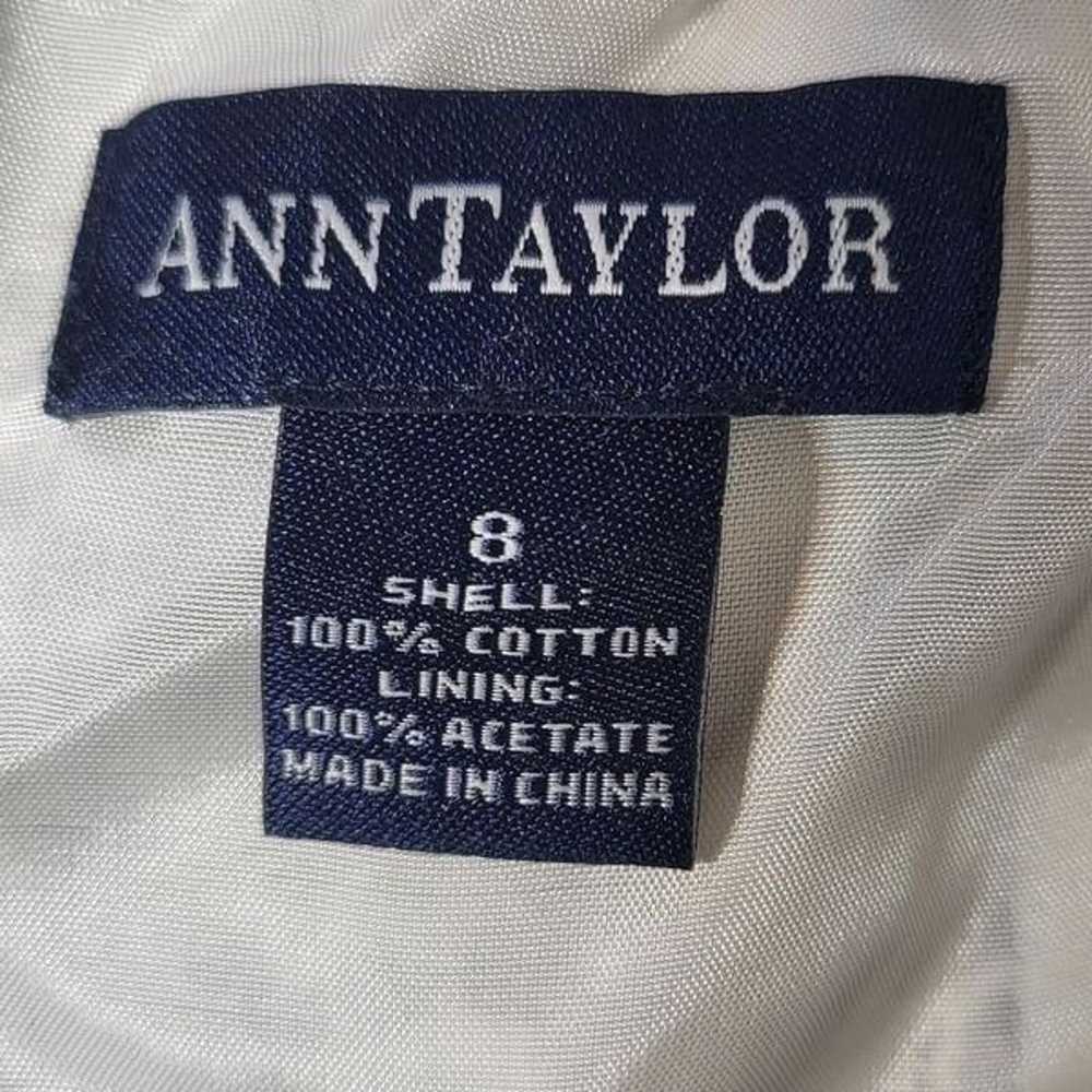Ann Taylor Black & White Halter Dress - image 3