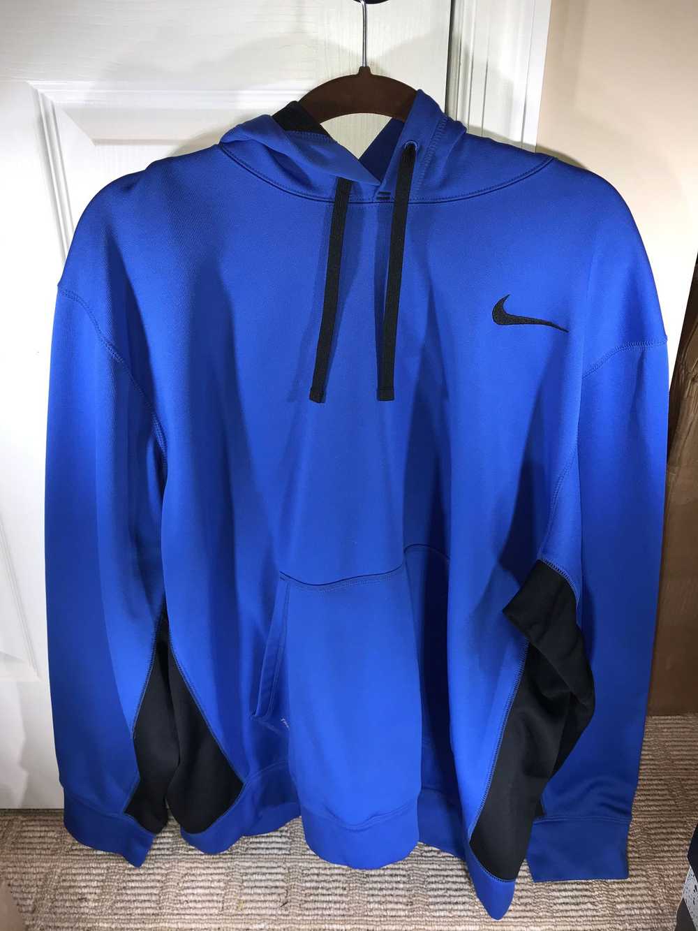 Nike Nike Therma-Fit Blue Sweatshirt Pullover Hoo… - image 1