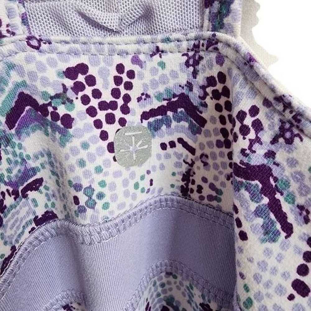 Soybu Purple Printed Racerback Athletic Dress Siz… - image 5