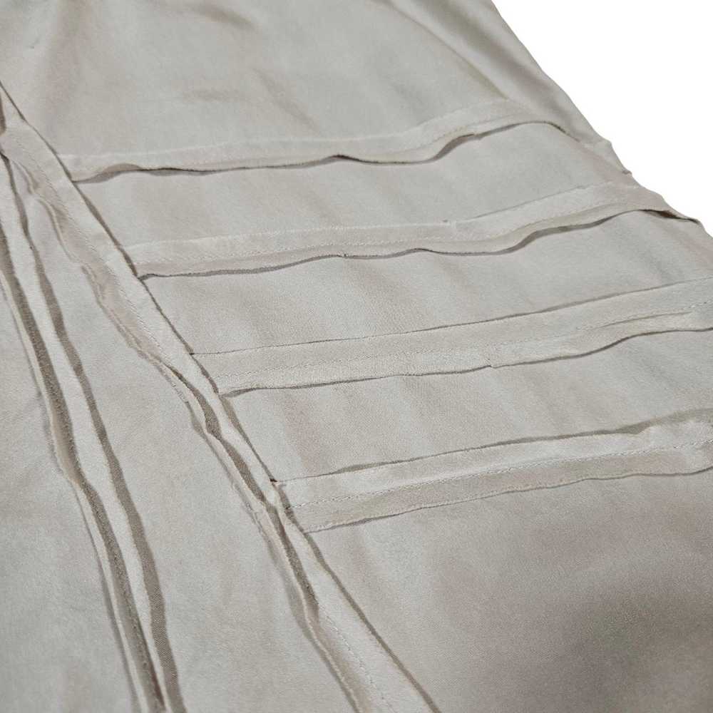 Go by Go Silk 100% Silk Knee Length Dress, Grey, … - image 2