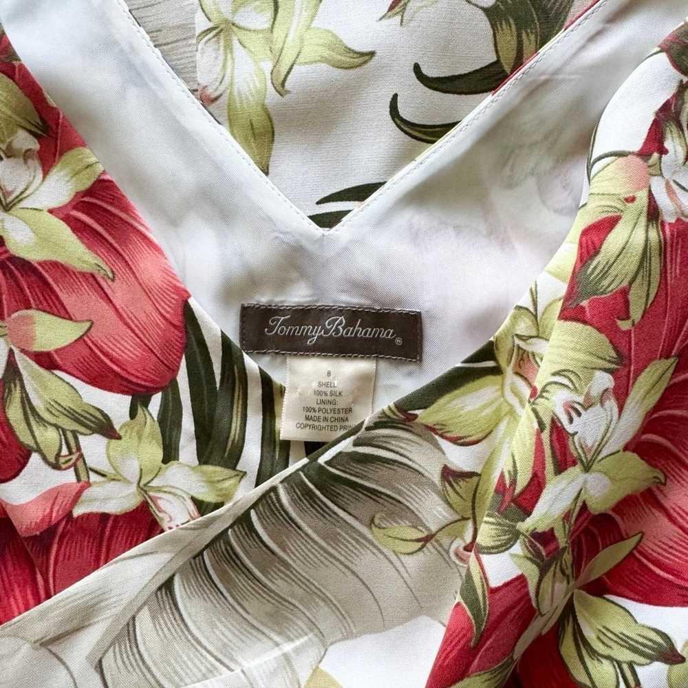 Tommy Bahama Womens Sleeveless Floral Dress SILK … - image 6