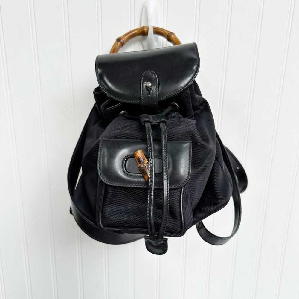 Gucci Leather backpack - image 10