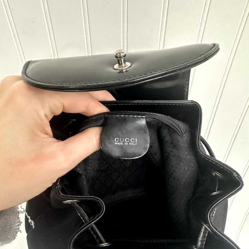 Gucci Leather backpack - image 12