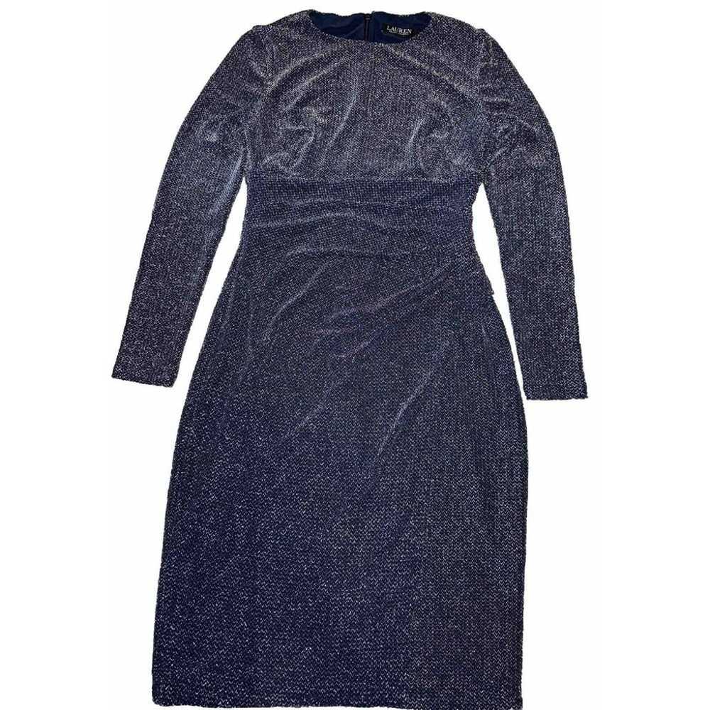 Lauren Ralph Lauren Metalic Shiny Dress Size 4  N… - image 1
