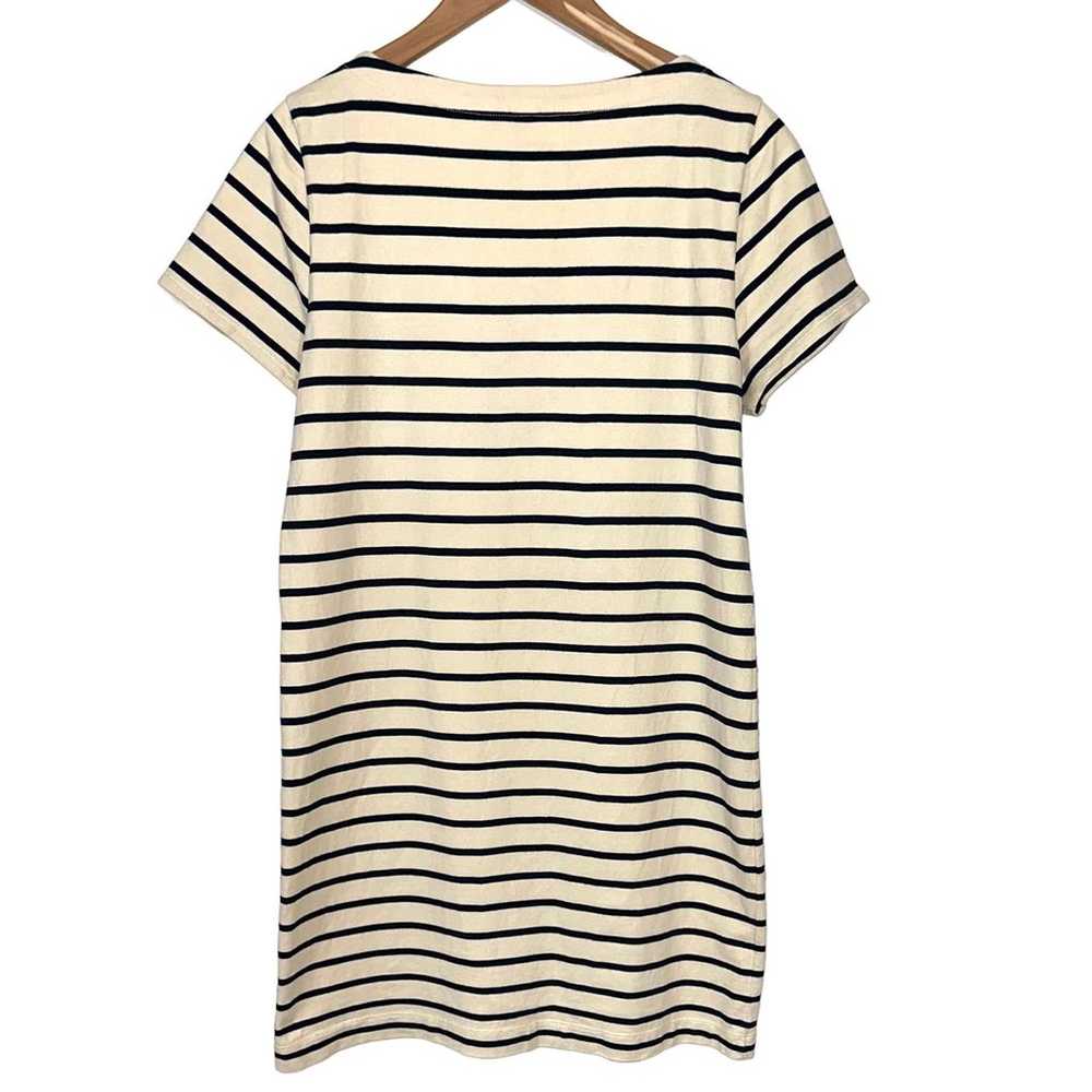 JCrew Factory Striped Zipper T-Shirt Dress - image 7