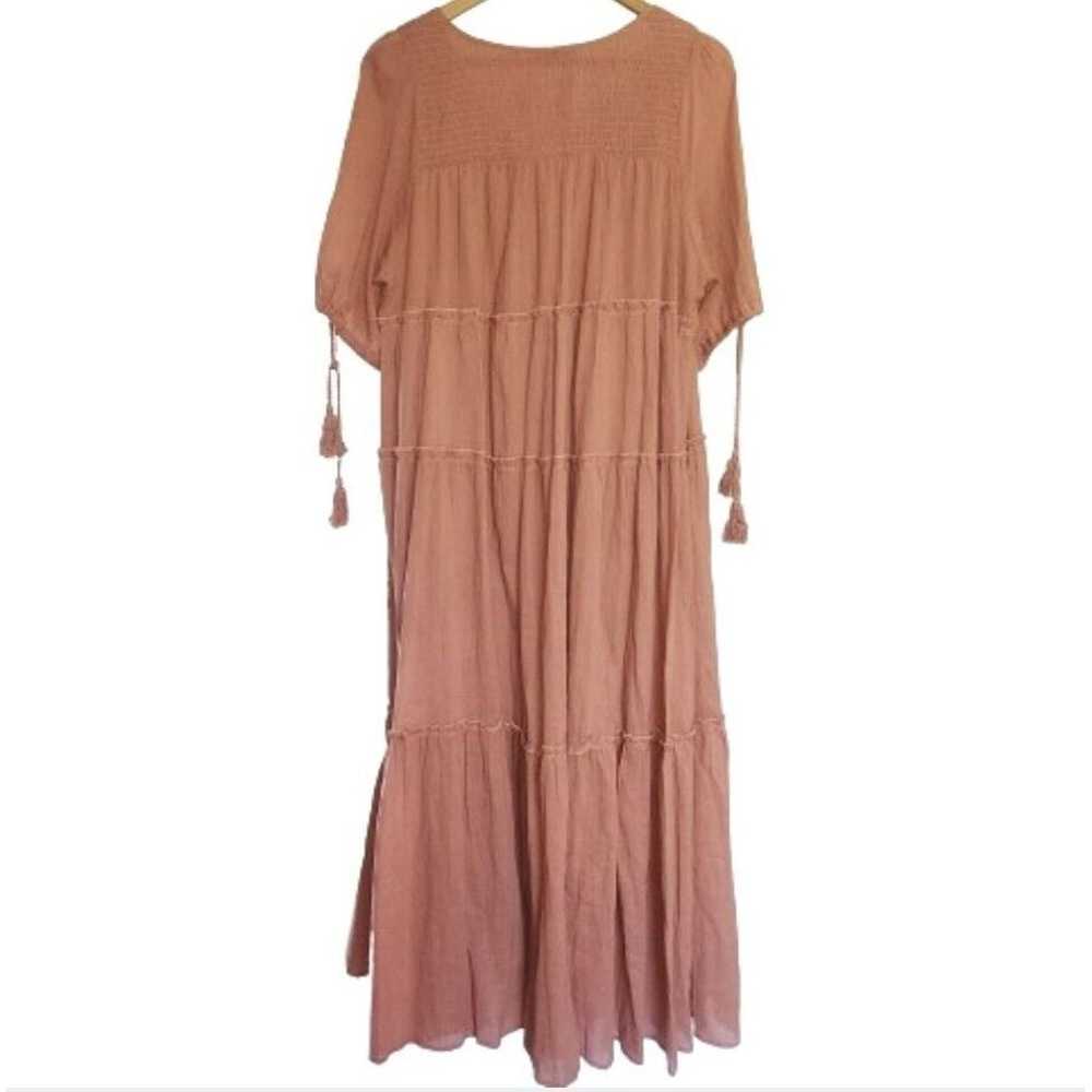 Listicle Dress Women's Size L Dusty Orange Cotton… - image 7
