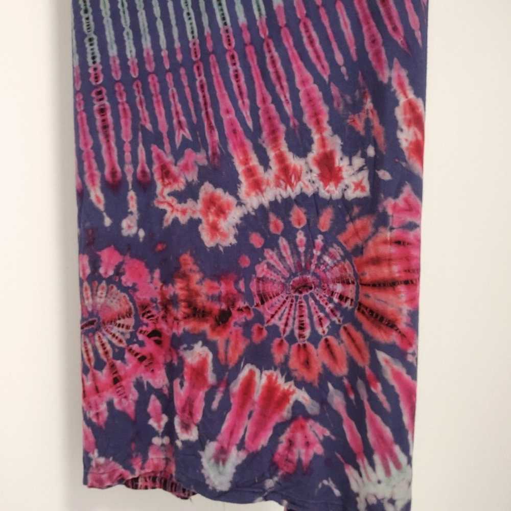 New Handmade Batik Design Rayon Long Tye Dye Sund… - image 3