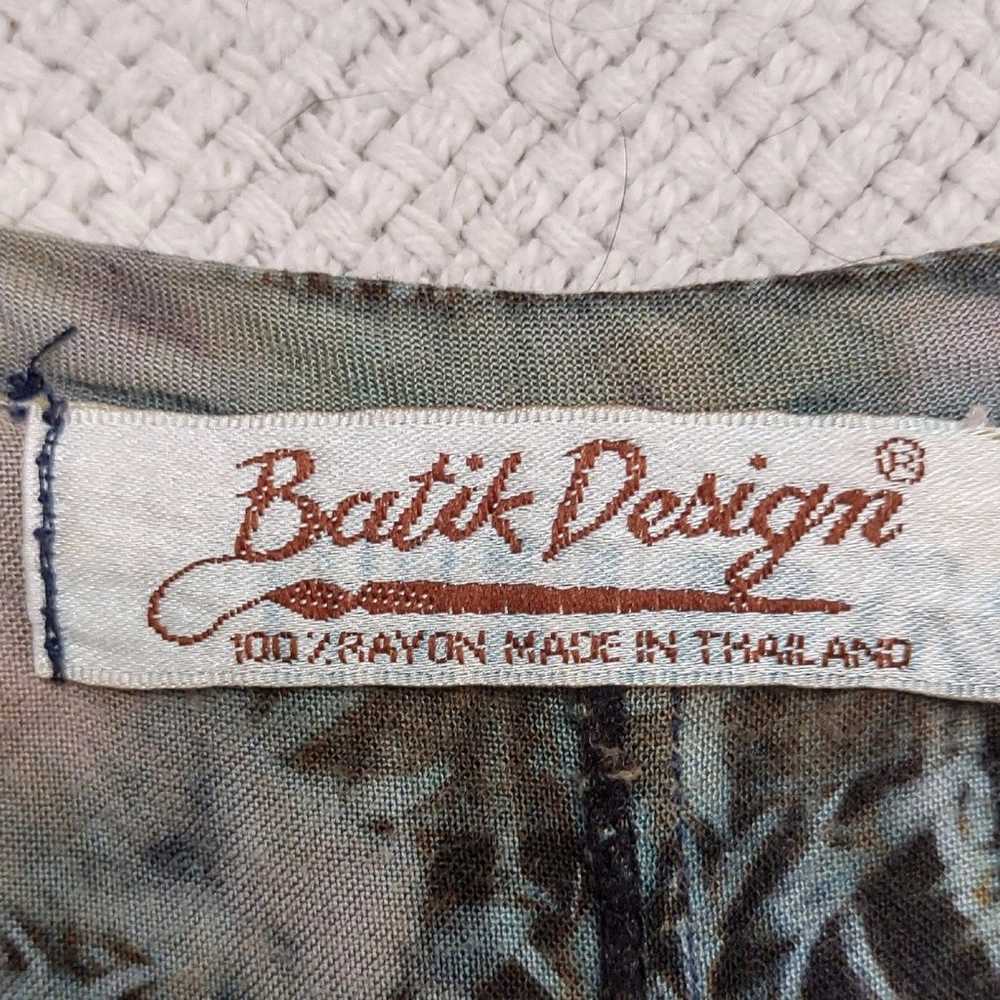 New Handmade Batik Design Rayon Long Tye Dye Sund… - image 6