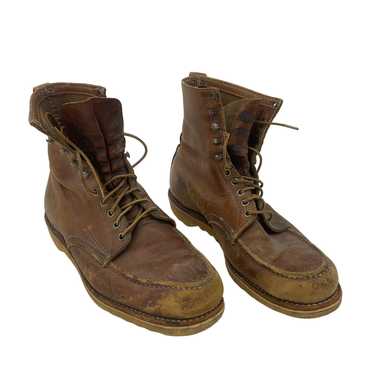 Vintage USA Biltrite Men's Brown Leather Combat Bo
