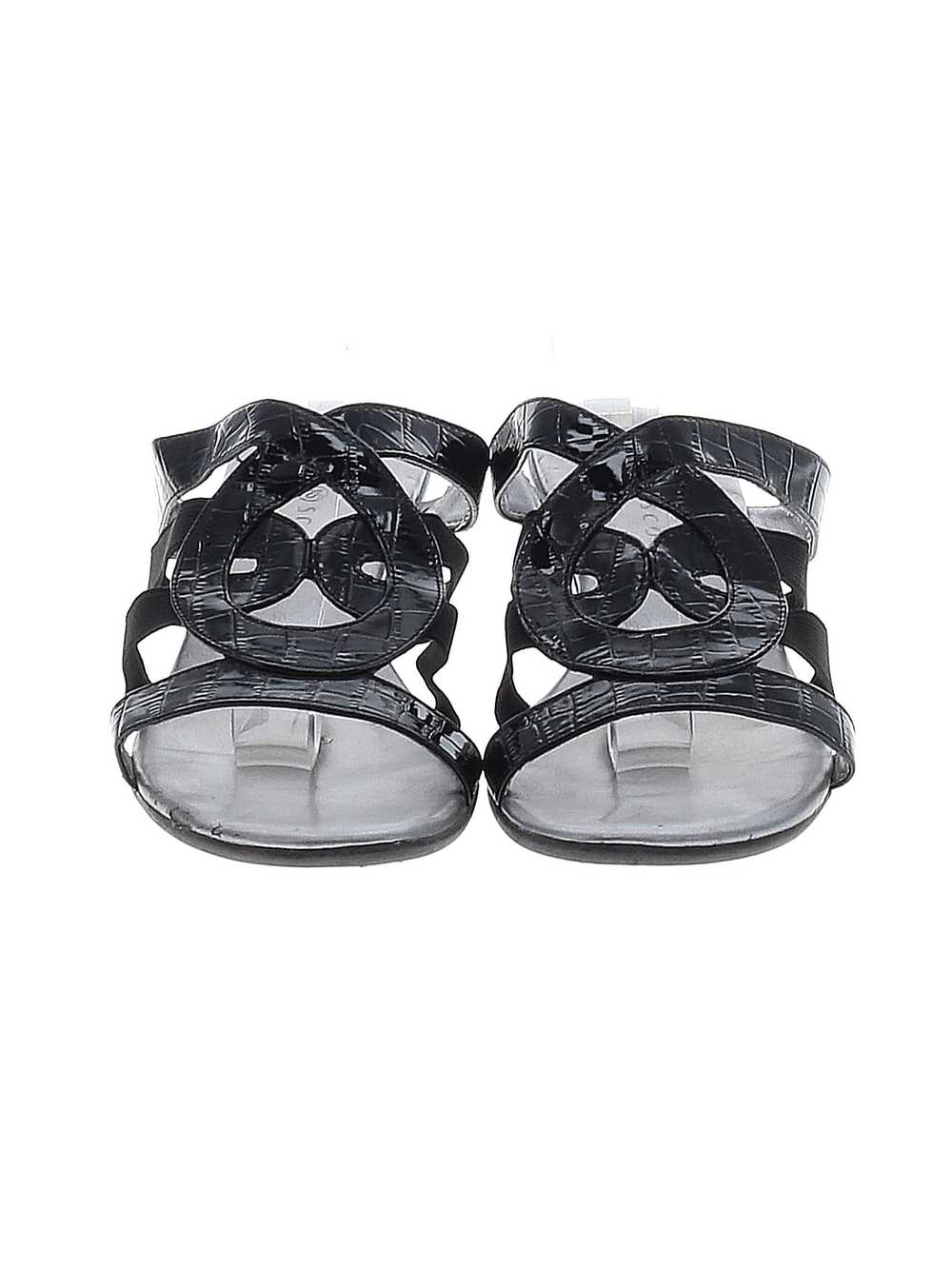Karen Scott Women Black Sandals 7.5 - image 2