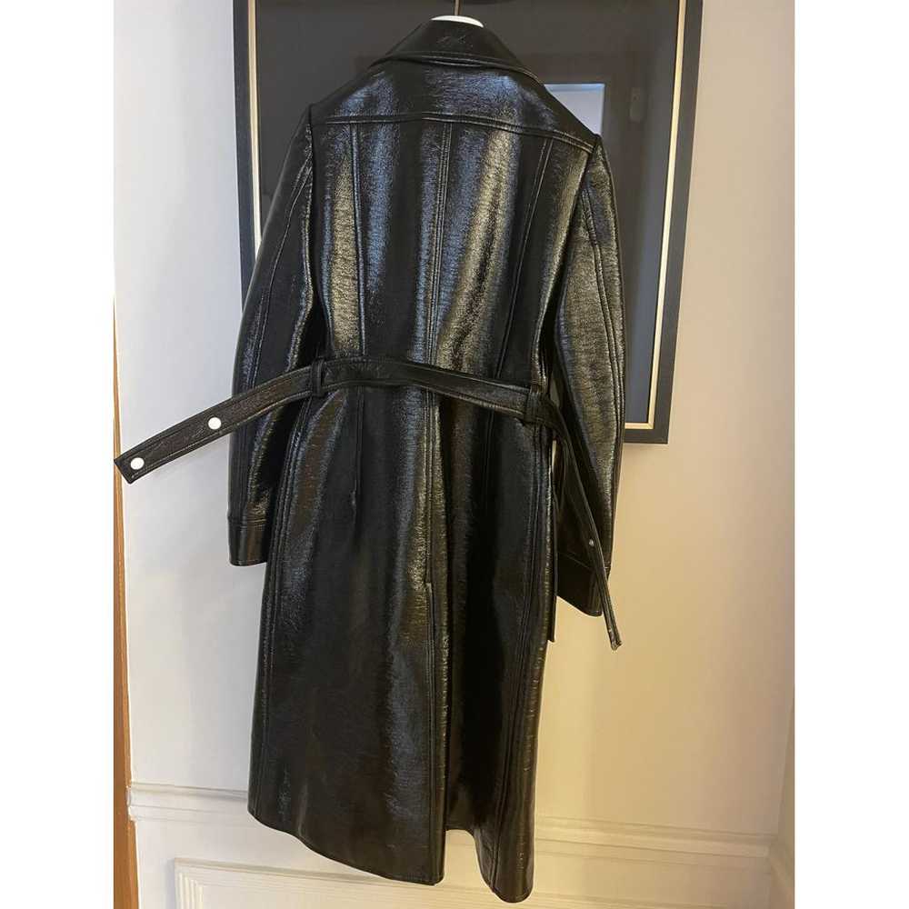Courrèges Leather trench coat - image 5