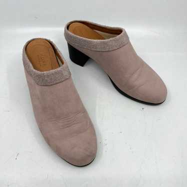 HOPP Collared Mules in Rose - Size 7.5 - Excellent