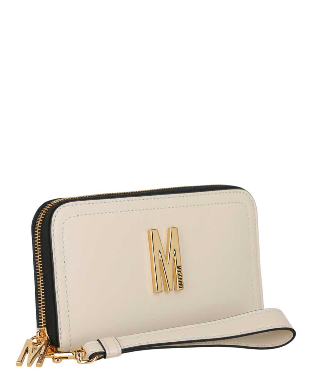 Moschino Womens M Logo Leather Wallet - image 2