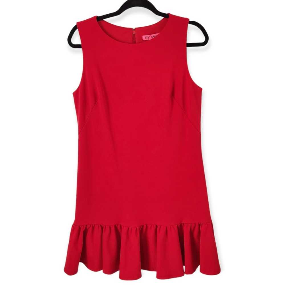 Betsey Johnson Women's Red Sleeveless Dress Ruffl… - image 1