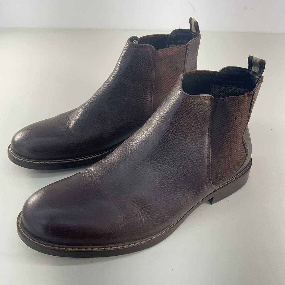 Men's Crown Vintage Chelsea Leather Boots Brown S… - image 2
