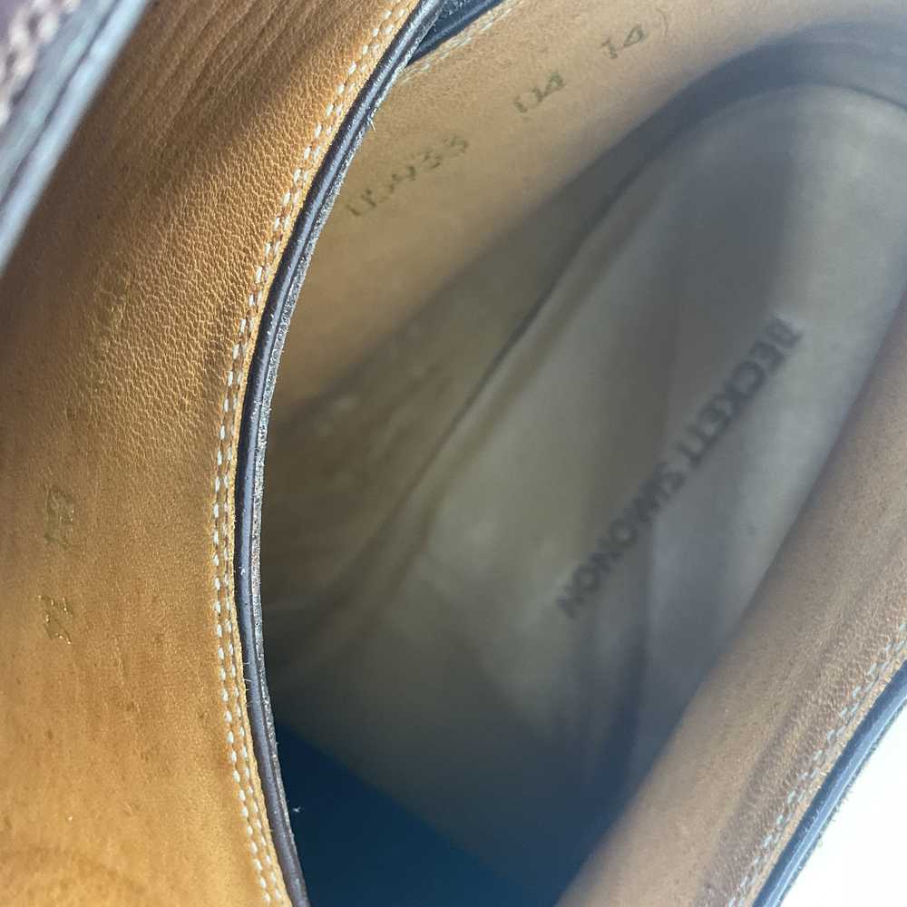 Becket Simonon Brown Leather Desert Boots Men's S… - image 5