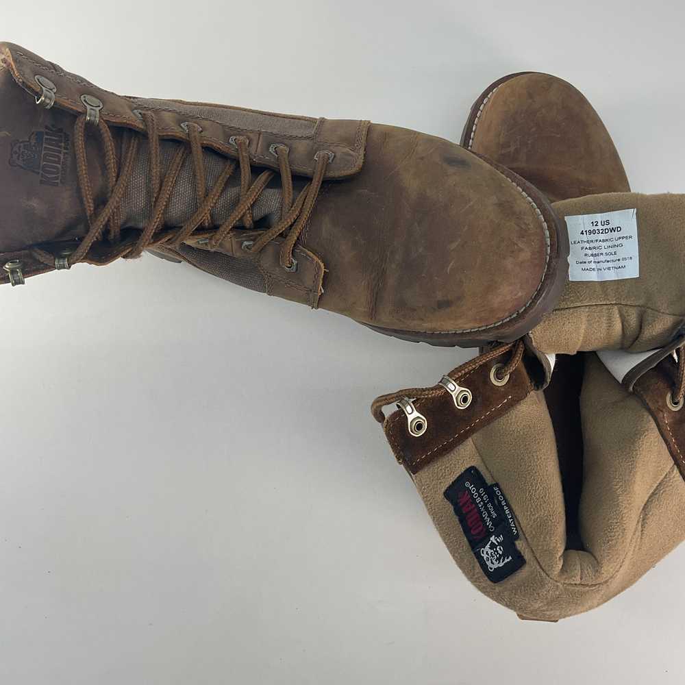 Kodiak Men's Combat Boots Brown Leather Size 12 P… - image 5