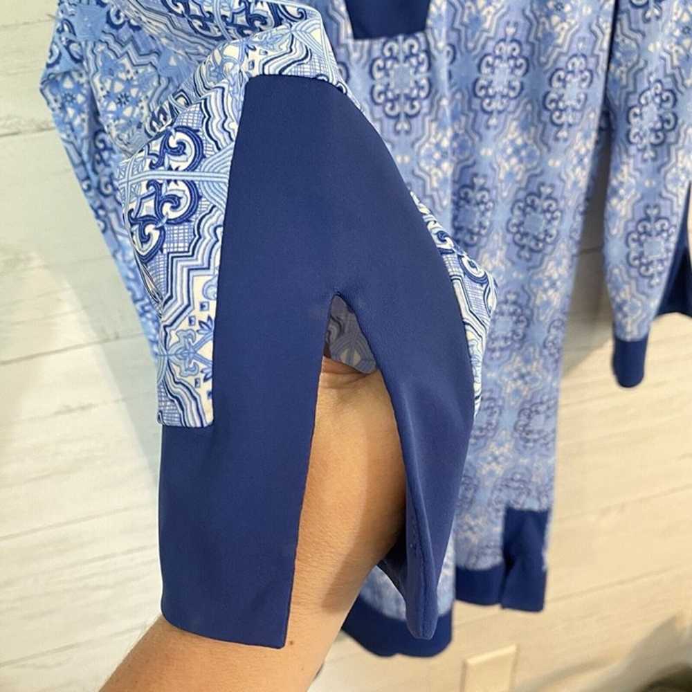 CABANA LIFE  WOMENS BLUE TUNIC DRESS UV PROTECTIO… - image 4