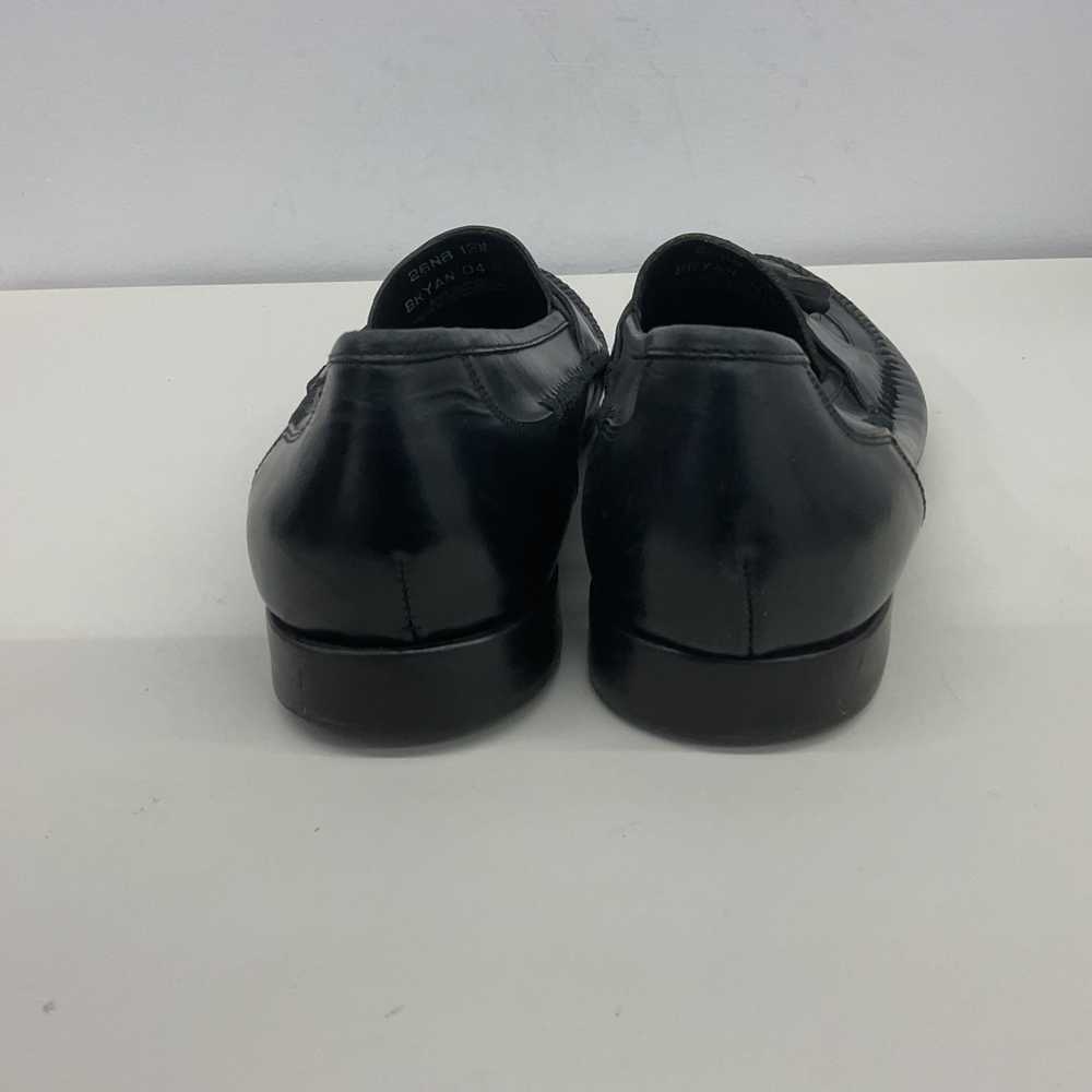 Bass Men's Black Leather Loafers, Size 12, Preown… - image 3