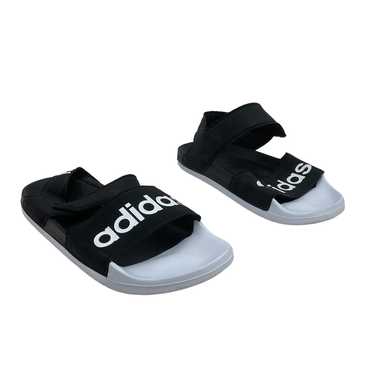 Adidas Men's Slide Sandals Black Synthetic Size 1… - image 1
