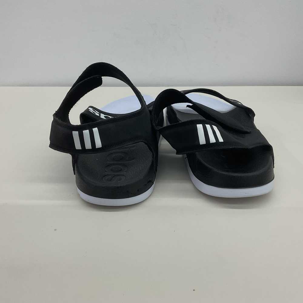 Adidas Men's Slide Sandals Black Synthetic Size 1… - image 3