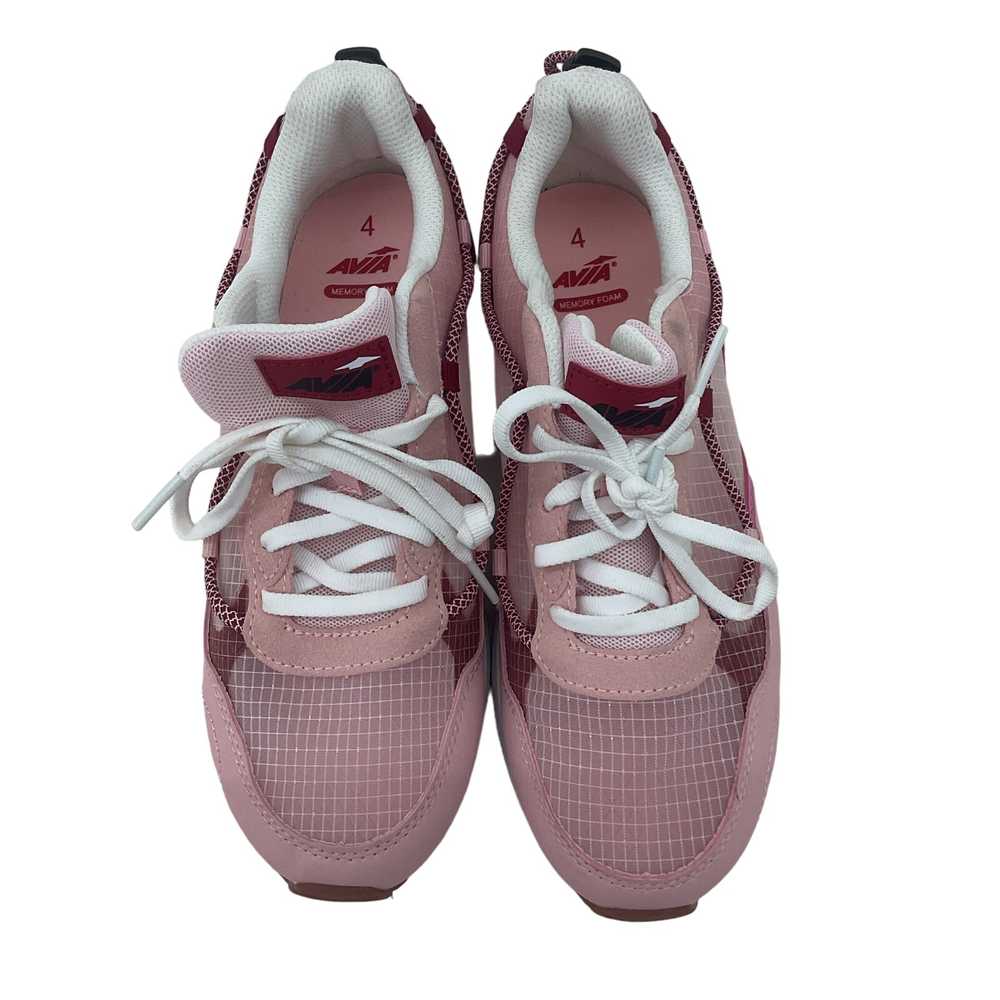 Preowned Avia Women's Pink Red Sneakers Size 4 At… - image 1