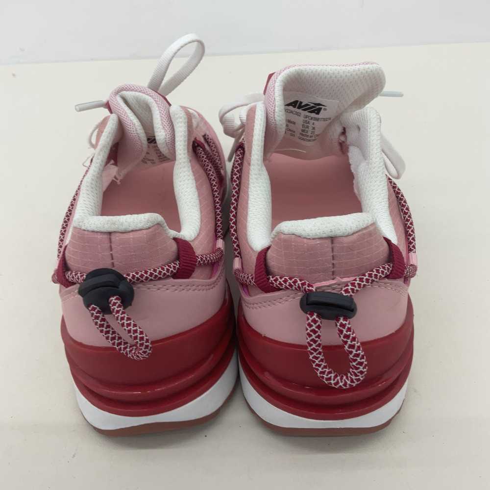 Preowned Avia Women's Pink Red Sneakers Size 4 At… - image 3