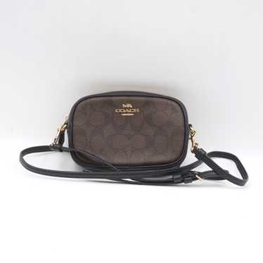 Coach Mini Leather Crossbody Bag With Shoulder St… - image 1